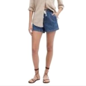 Gap 3.5" Denim Easy Pull-On Drawstring Shorts W Pockets Women's XL
